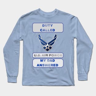 DutyCalledAirForce Dad Long Sleeve T-Shirt